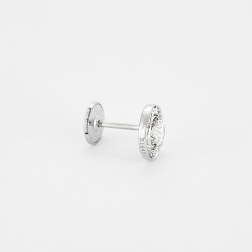 Boucles d'oreilles BOUCHERON - AVA - Paire de boucles d'oreilles en or gris et diamants 58 Facettes DV16226-2