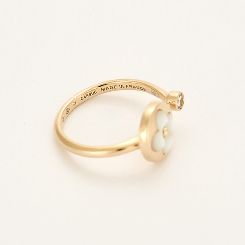 Bague 51 Louis Vuitton - Bague Mini Sun Color Blossom, or rose, nacre et diamant 58 Facettes DV15412-2