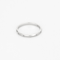 Bague 54 BOUCHERON - Alliance facettée platine et diamants 58 Facettes DV16486-1