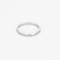 Bague 54 BOUCHERON - Alliance facettée platine et diamants 58 Facettes DV16486-1