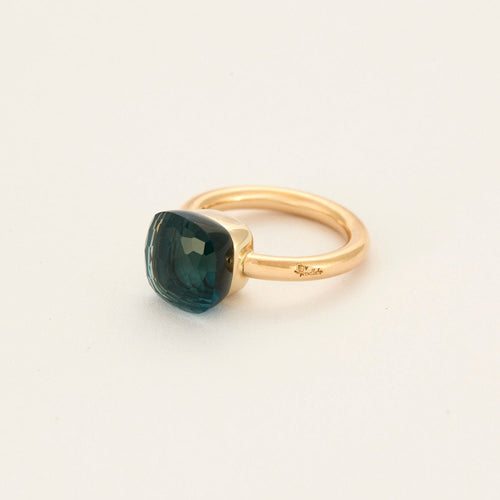 Bague 50 POMELLATO - Nudo Classic - Bague en or rose, topaze bleue de Londres 58 Facettes DV5390-14