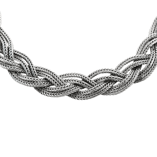 Collier HERMES - Sellier - Collier en argent 58 Facettes DV16165-1