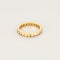 Bague 53 Alliance américaine en or jaune et diamants 58 Facettes DV16015-2