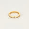 Bague 53 Alliance américaine en or jaune et diamants 58 Facettes DV16015-2
