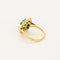 Bague 56 Bague en or jaune, blanc, émeraude et diamants 58 Facettes DV11451-8