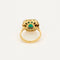 Bague 56 Bague en or jaune, blanc, émeraude et diamants 58 Facettes DV11451-8
