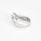 Bague 53 Bague solitaire en or gris et diamants 58 Facettes DV0165-11