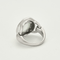 Bague 54 POIRAY - Indra - Bague en or gris et calcédoine bleue 58 Facettes DV15542-1