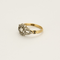Bague 54 Bague en or et argent diamants 58 Facettes DV0014-14