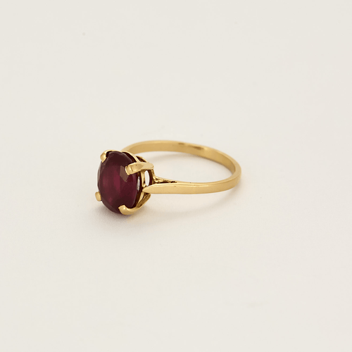 Bague 53 Bague en or jaune et tourmaline rose 58 Facettes DV4845-10