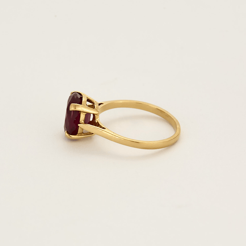 Bague 53 Bague en or jaune et tourmaline rose 58 Facettes DV4845-10