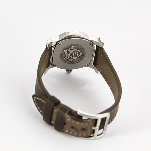 Montre HERMÈS - Hermès H ronde - Montre en acier 58 Facettes DV16294-2