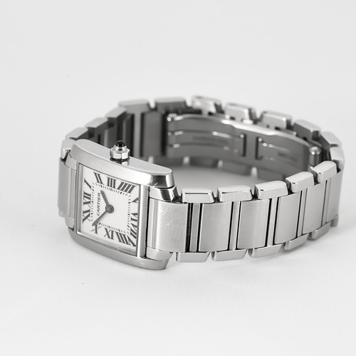 Montre CARTIER - Tank Français - Bracelet montre en acier 58 Facettes DV16192-1