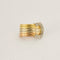 Boucles d'oreilles CARTIER - Double C - Paire de boucles d'oreilles trois ors et diamants 58 Facettes DV0541-8