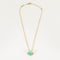 Pendentif VAN CLEEF & ARPELS -  Pendentif Vintage Alhambra en or jaune et turquoise 58 Facettes DV0830-20