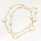 Collier VAN CLEEF & ARPELS - Magic Alhambra – Sautoir seize motifs en or jaune et nacre blanche. 58 Facettes DV17159-1