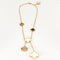 Collier VAN CLEEF & ARPELS - Magic Alhambra – Collier six motifs en or jaune, nacre et onyx. 58 Facettes DV17159-2