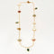 Collier VAN CLEEF & ARPELS - Lucky Alhambra – Sautoir douze motifs en or jaune et pierres de couleurs. 58 Facettes DV17159-3