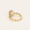 Bague 52 Pomellato- Quarzo Rosa Petit - Bague en or rose quartz rose, calcédoine et diamants 58 Facettes DV16987-2