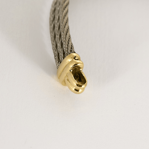 Bracelet FRED - Force 10  - Bracelet en acier et or jaune 58 Facettes DV14876-1