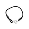 Bracelet DINH VAN - Bracelet en cordon noir, or blanc et diamants 58 Facettes DV16977-3