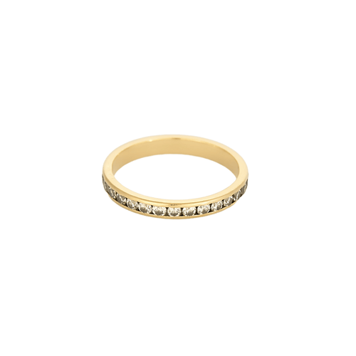 Bague 50 Alliance en or et diamants 58 Facettes DV16936-1
