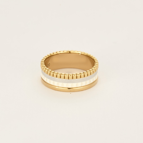 Bague 53 BOUCHERON - Quatre white édition small - Bague trois ors et PVD 58 Facettes DV6743-2