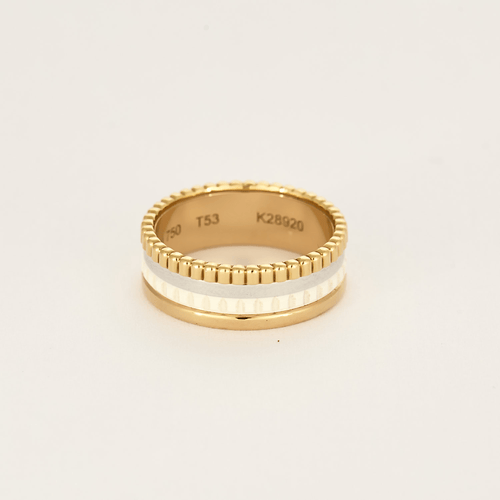 Bague 53 BOUCHERON - Quatre white édition small - Bague trois ors et PVD 58 Facettes DV6743-2