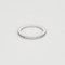 Bague 52 Alliance en or gris et diamants 58 Facettes DV16987-3