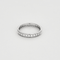 Bague 51 CARTIER - Alliance en or gris et diamants 58 Facettes DV15916-1
