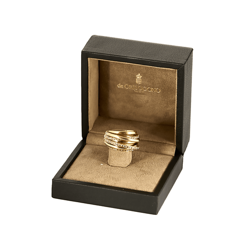 Bague 53 DE GRISOGONO - Allegra - Bague en or rose et diamants 58 Facettes DV16942-1