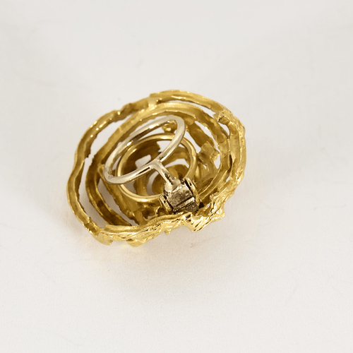 Boucles d'oreilles CHAUMET – Labyrinthe pour l'Arcade - Demi-parure à transformation en or jaune et or gris 58 Facettes DV17159-4