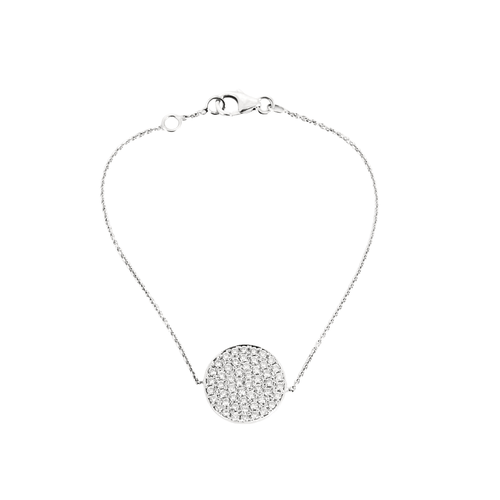 Bracelet Bracelet en or blanc et diamants 58 Facettes DV17385-1