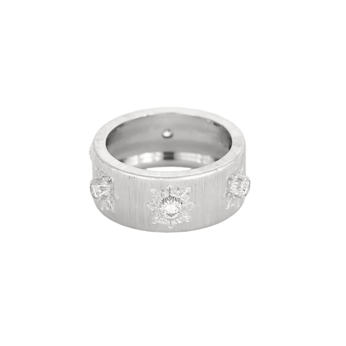 Bague 52 BUCCELLATI - Eternelle Macri Classica - Bague en or blanc et diamants 58 Facettes DV17385-6-52-2