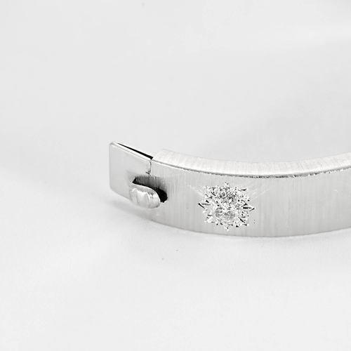 Bracelet BUCCELLATI - Macri Classica - Bracelet en or blanc et diamants 58 Facettes DV17385-7