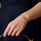 Bracelet FRED - Force 10 - Bracelet en or jaune et cordon en acier 58 Facettes DV17381-7