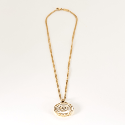 Pendentif CHOPARD - Pendentif Happy Spirit en or rose 18K (750 Millièmes) et diamants 58 Facettes DV4302-3