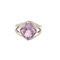 Bague 54,5 Mauboussin - Fou de toi - Bague en or blanc, améthyste et diamants 58 Facettes DV16970-1-545-6