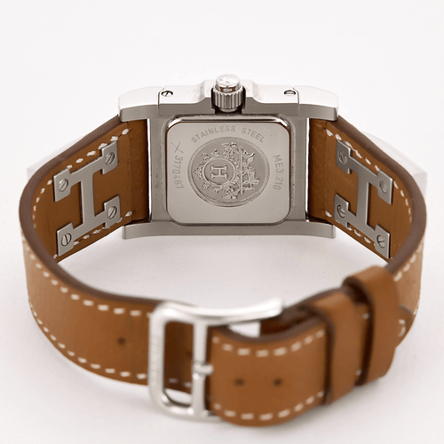 Montre HERMÈS - MEDOR - Montre en acier à mouvement quartz 58 Facettes DV17381-6