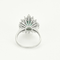 Bague 62 Bague en or blanc avec émeraude et diamants 58 Facettes DV17785-1-62-2