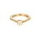 Bague 49 Bague Solitaire en or jaune et diamants 58 Facettes DV15367-1