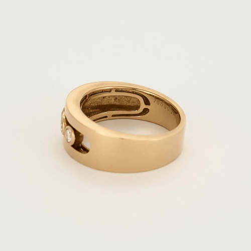 Bague 53.5 MESSIKA - Move - Bague en or rose et diamants 58 Facettes DV15694-4
