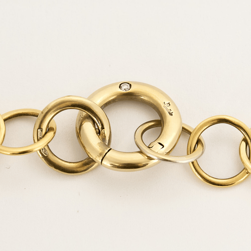 Collier POMELLATO - LUCCIOLE - Collier en or jaune, or blanc et diamant 58 Facettes DV12008-2