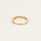 Bague 47 Demi Alliance en or rose et diamants 58 Facettes DV17824-1