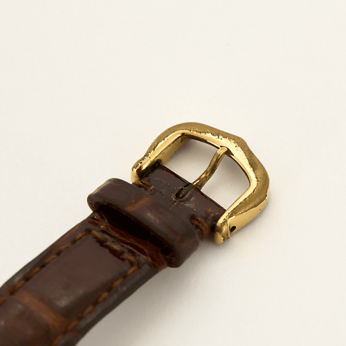 Montre Must de CARTIER - Colisée - Montre en argent plaqué or à mouvement quartz 58 Facettes DV8953-9