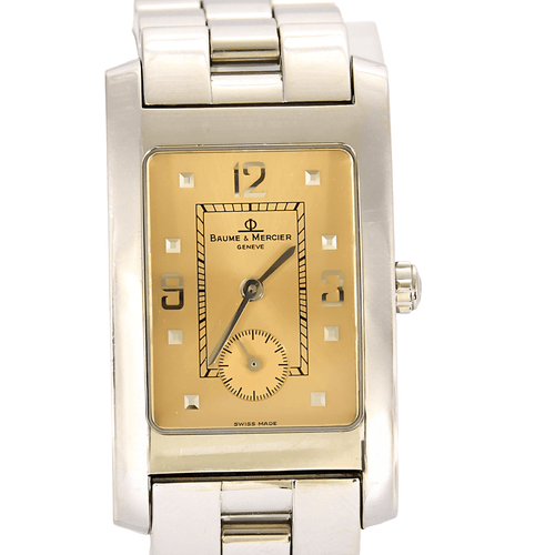 BAUME & MERCIER - Hampton - Montre en acier à mouvement quartz