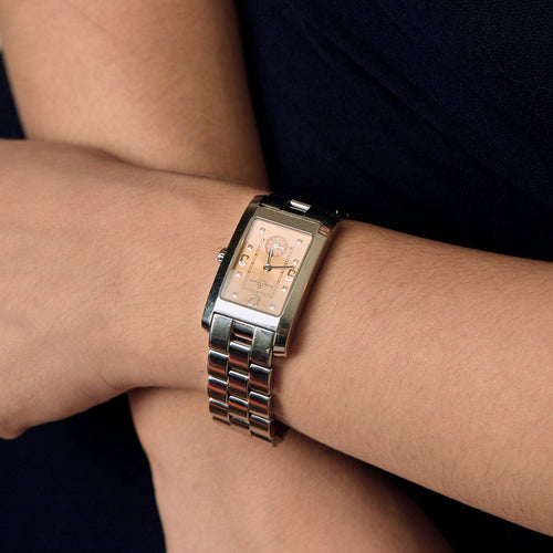 BAUME & MERCIER - Hampton - Montre en acier à mouvement quartz