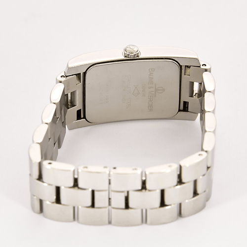 Montre BAUME & MERCIER - Hampton - Montre en acier à mouvement quartz 58 Facettes DV17789-1