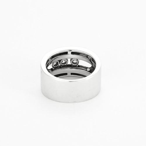 Bague 52,5 MESSIKA - Move - Bague en or gris et diamants 58 Facettes DV17041-1-525-6