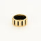 Bague 51 CHAUMET - Class One - Bague en or jaune et caoutchouc 58 Facettes DV18264-3-51-2